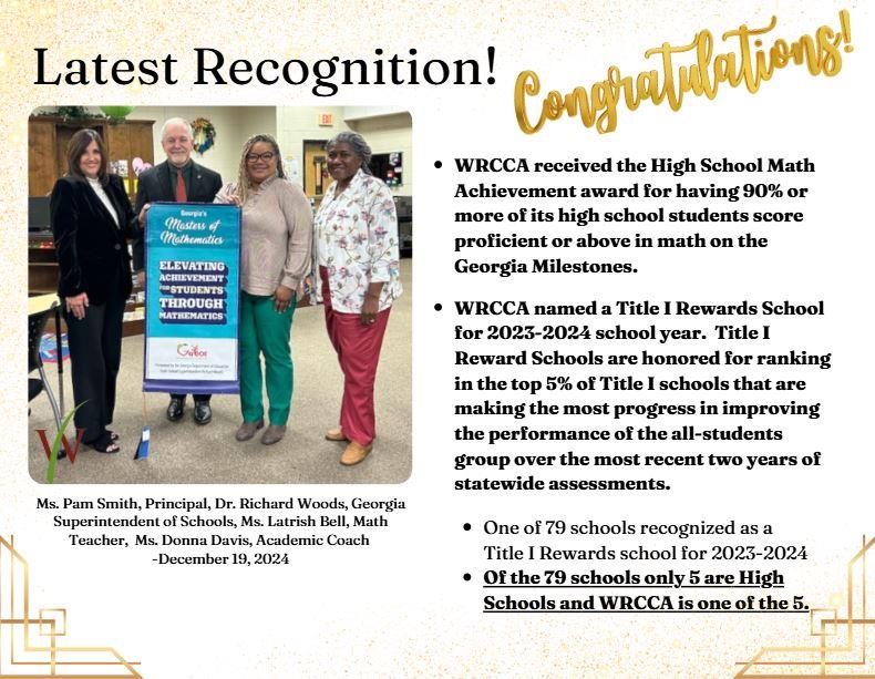 Title I Reward School Title I Reward School