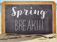 Spring Break is April 10-14