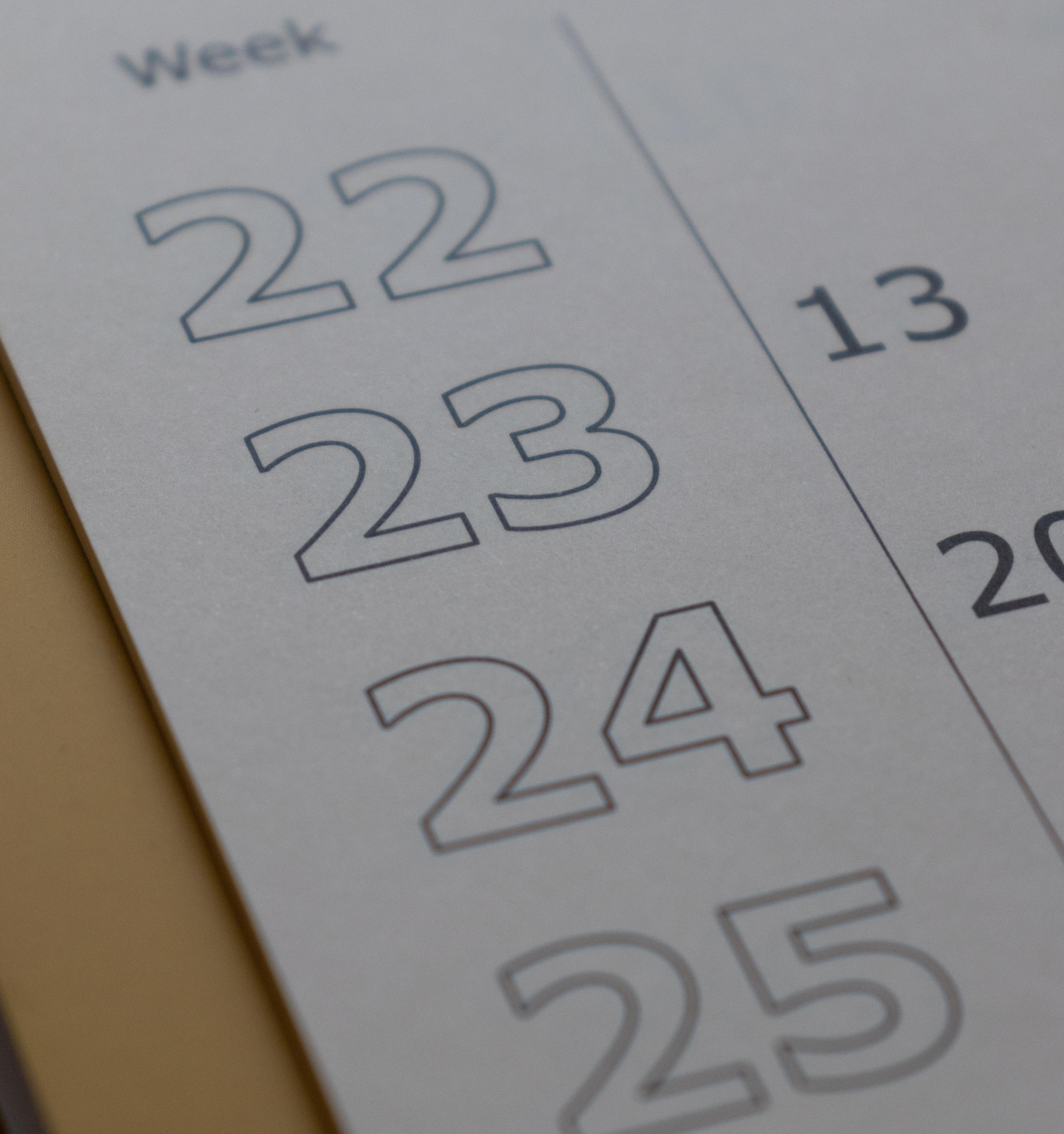 Calendar 23 – 24