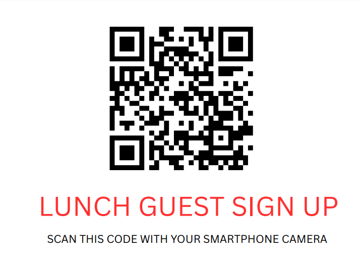 QR Code for Lunch Guest Sign Up
