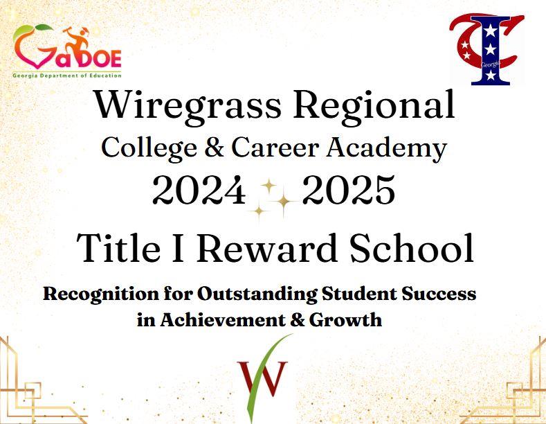 Title I Reward School Title I Reward School