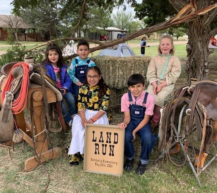 Learning about Oklahoma's history during Land Run day