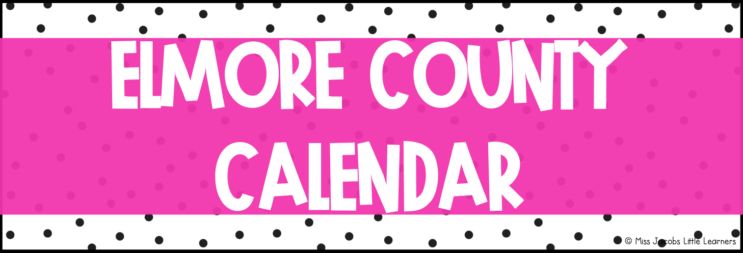 Elmore County Calendar
