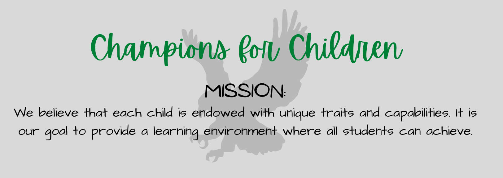 Champions for Children Champions for Children