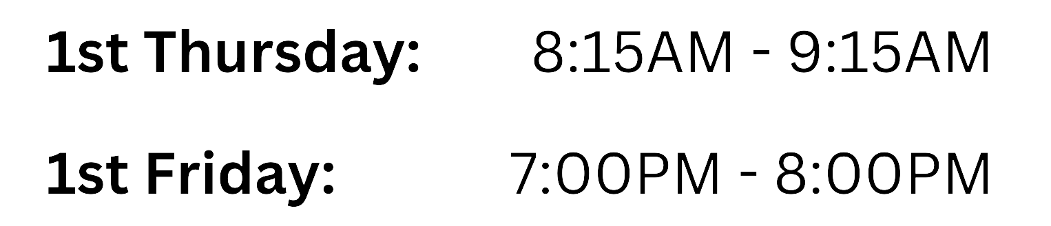 adoration, & chapel times 2026 adoration, & chapel times 2026