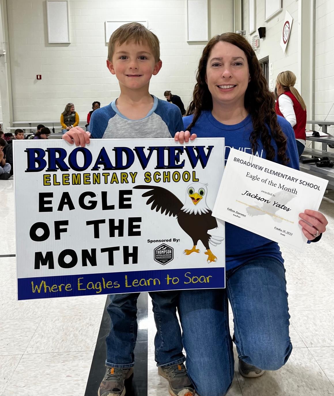 Kindergarten Eagle of the Month