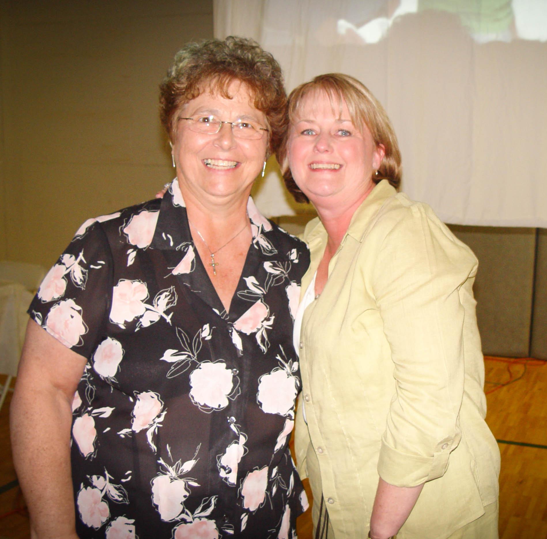 Sister Joan and Debbie Muro