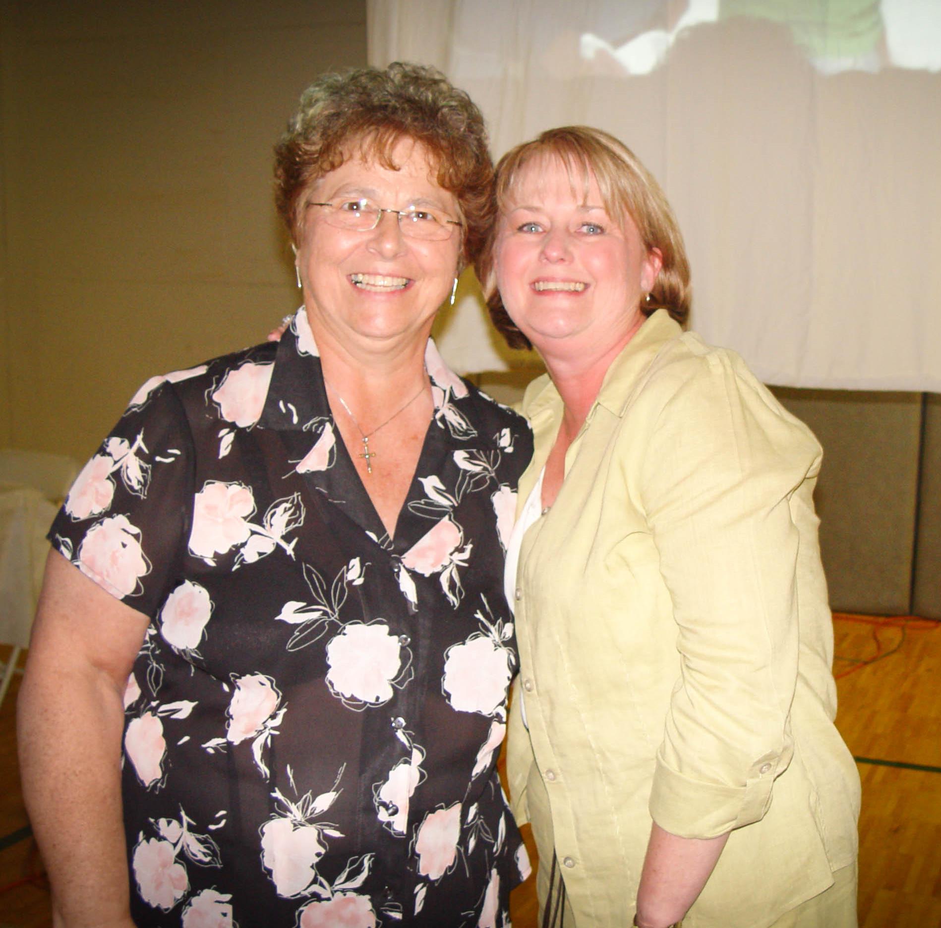 Sister Joan and Debbie Muro Sister Joan and Debbie Muro