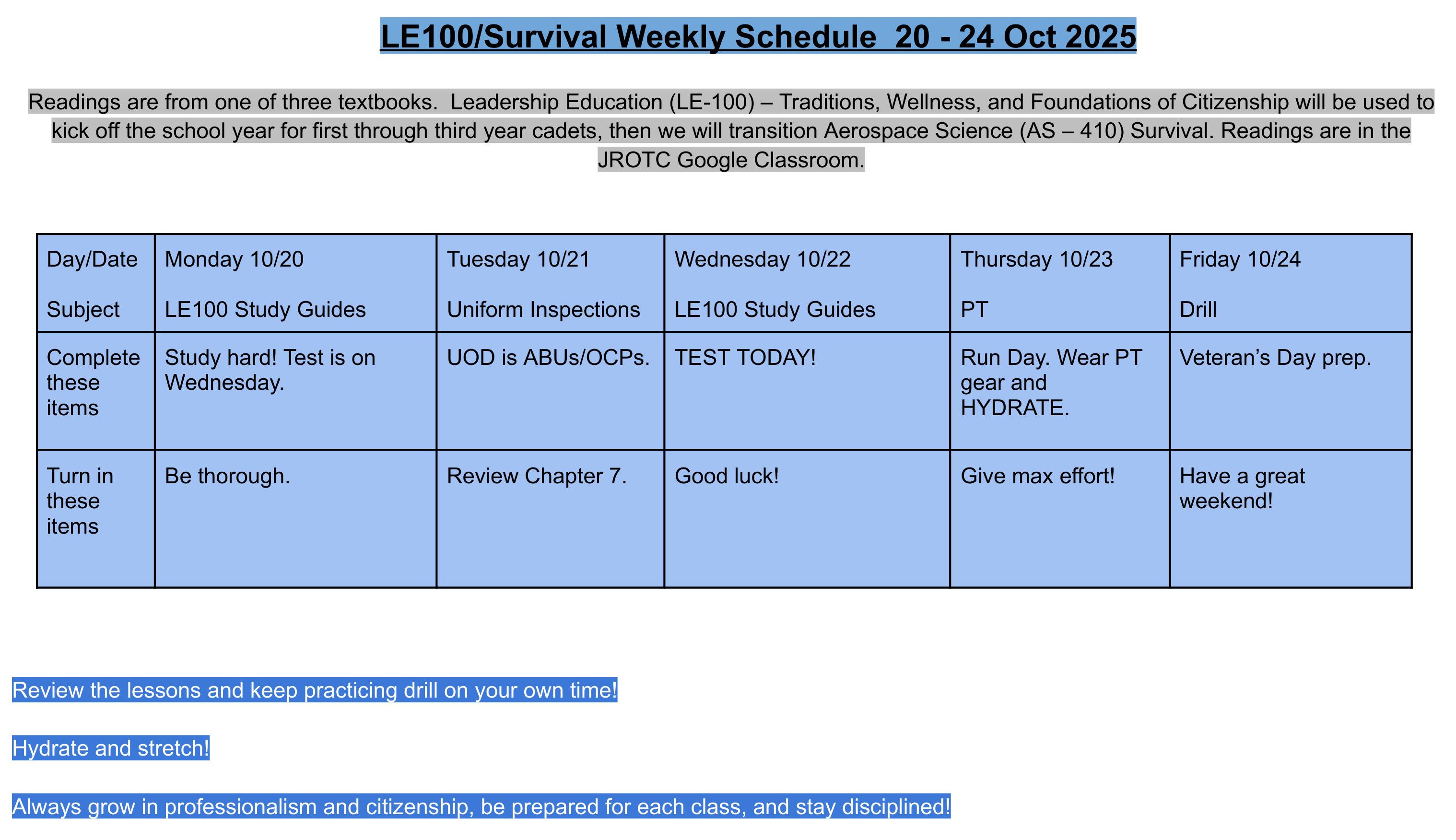 20 - 24 Oct 2025 20 - 24 Oct 2025