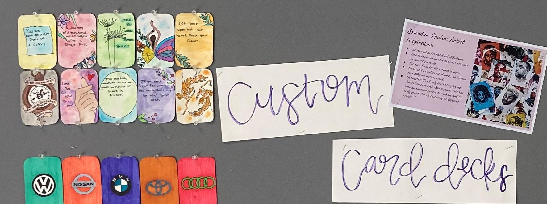 card deck bulletin board