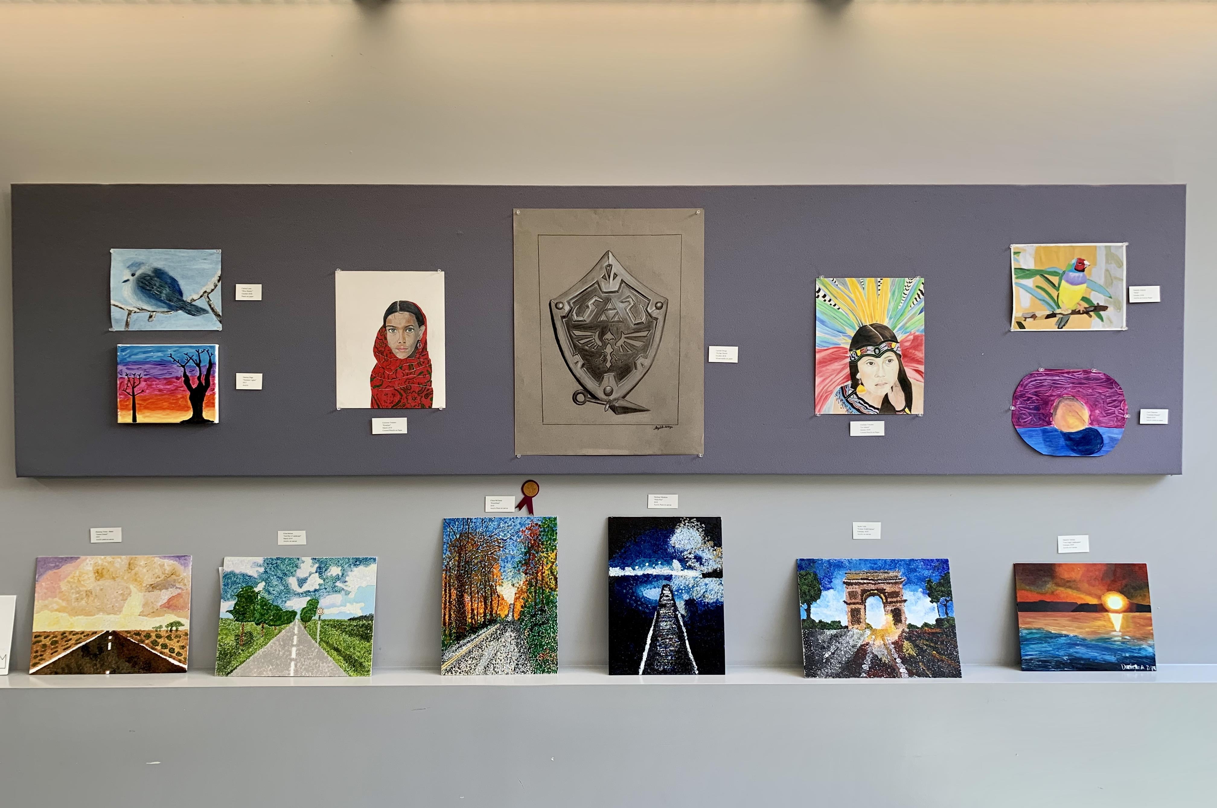 student art gallery