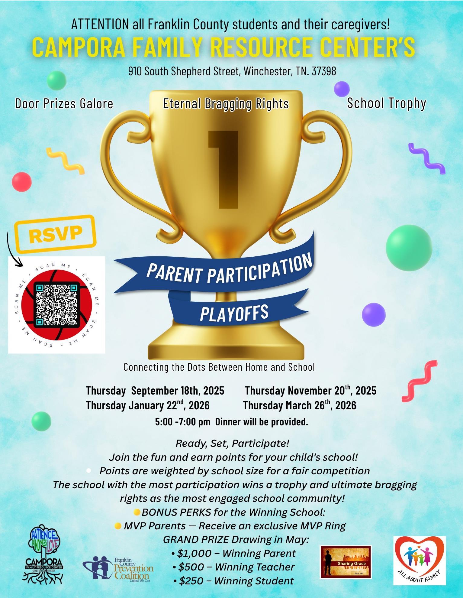 Parent Participation Play offs flyer Parent Participation Play offs flyer