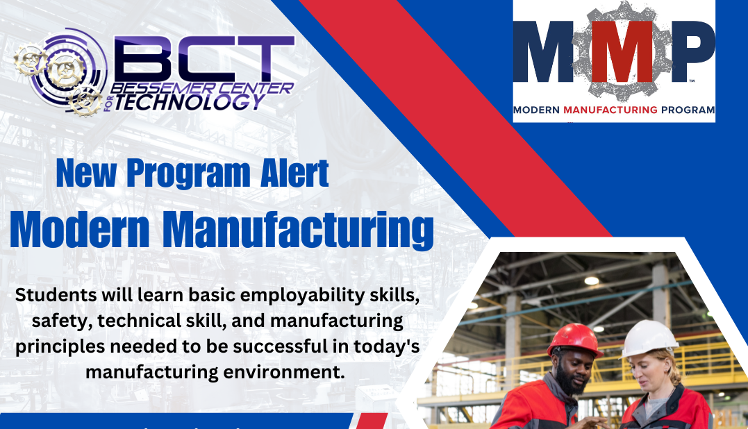 The program includes instruction in machine operations, production line operations, systems analysis, instrumentation, physical controls, automation, manufacturing planning, quality control, and informational infrastructure.