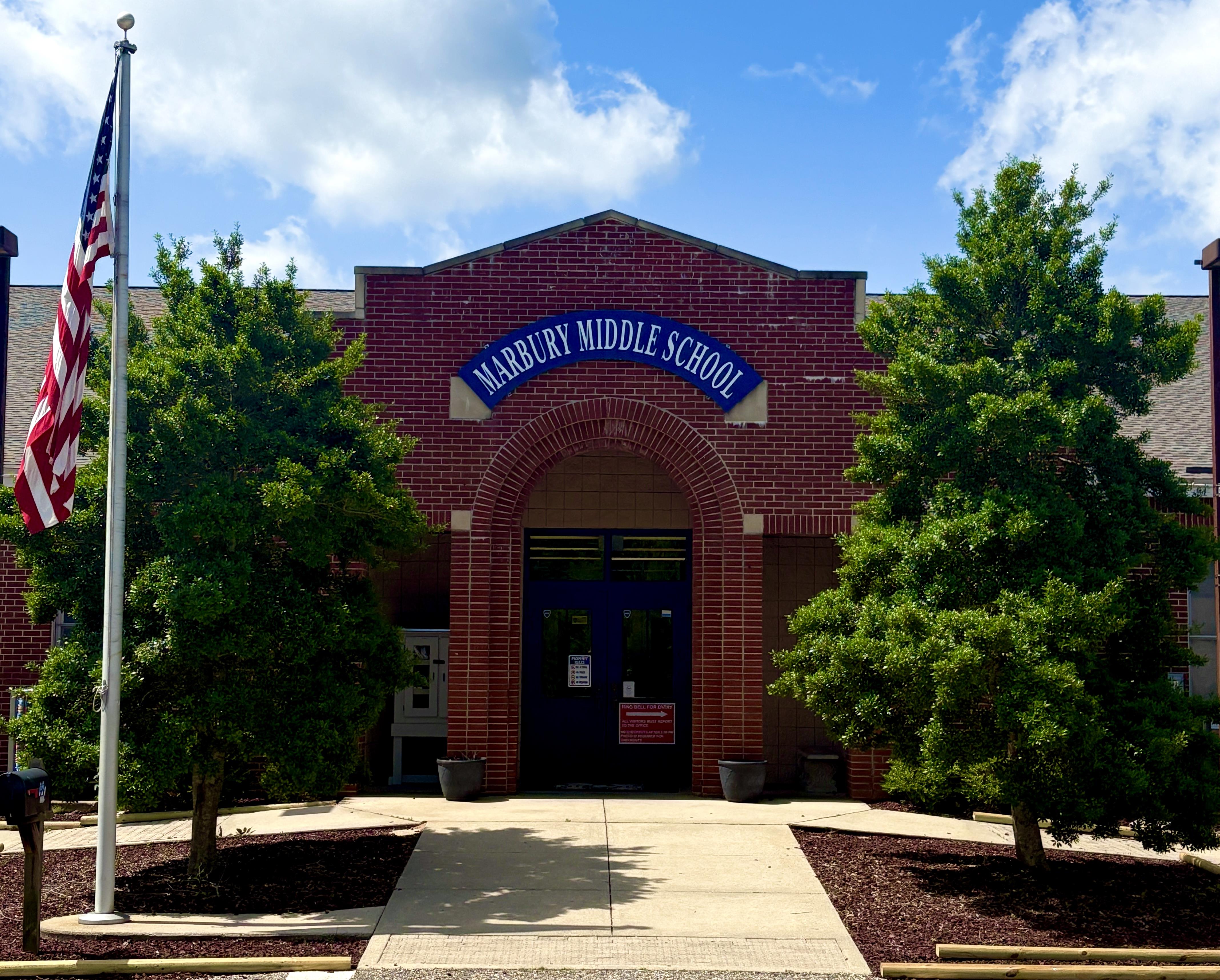 Image of current Marbury Middle School Image of current Marbury Middle School