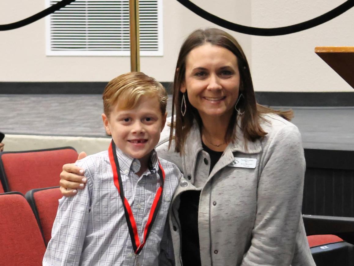Student of the Month - Baron Willis - 1st Grade