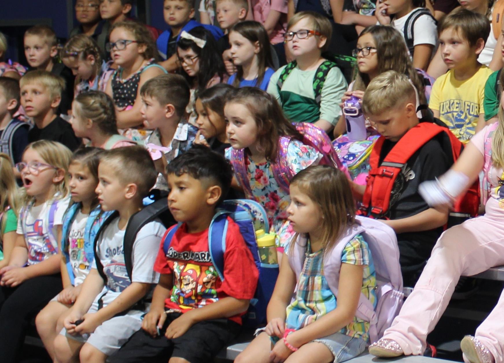 Picture of lower grade students