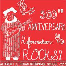 Tshirt design used to celebrate the 500th Reformation