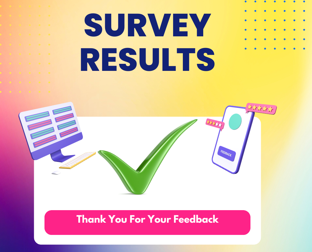 survey results thank you for your feedback