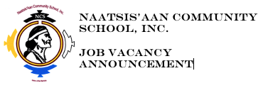 Job Vacancy Job Vacancy