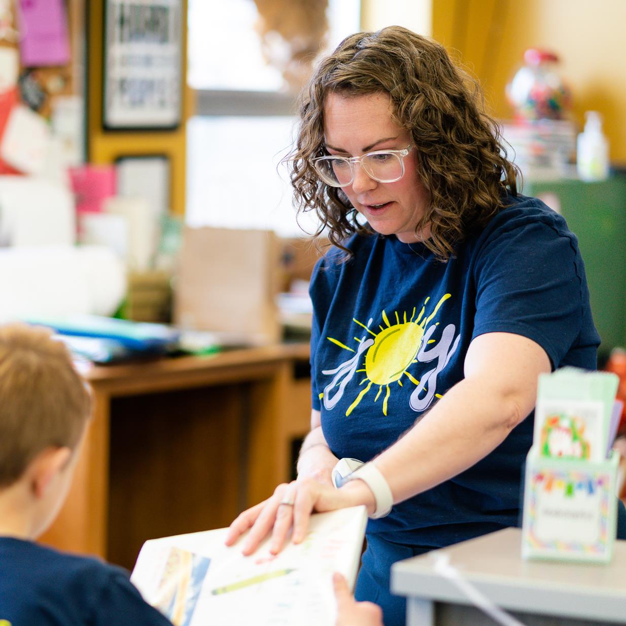 Librarian Checking Out Books Librarian Checking Out Books