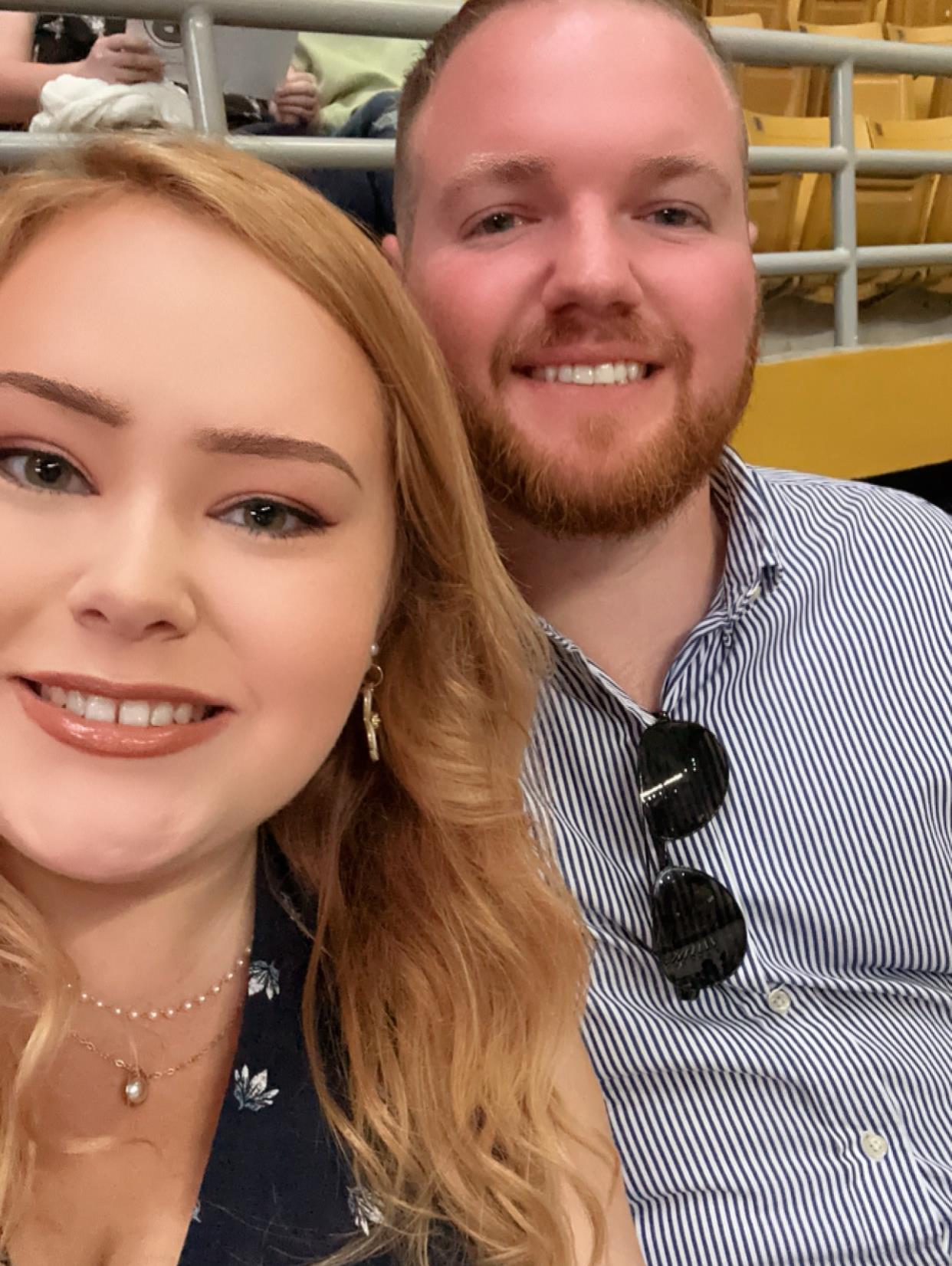 Picture of Mrs. Cantey and her husband, Aaron. Picture of Mrs. Cantey and her husband, Aaron.