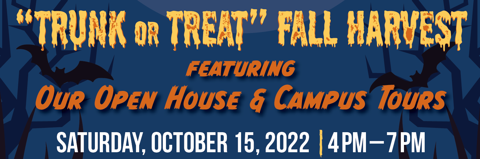 Flyer for Trunk or Treat Fall Harvest