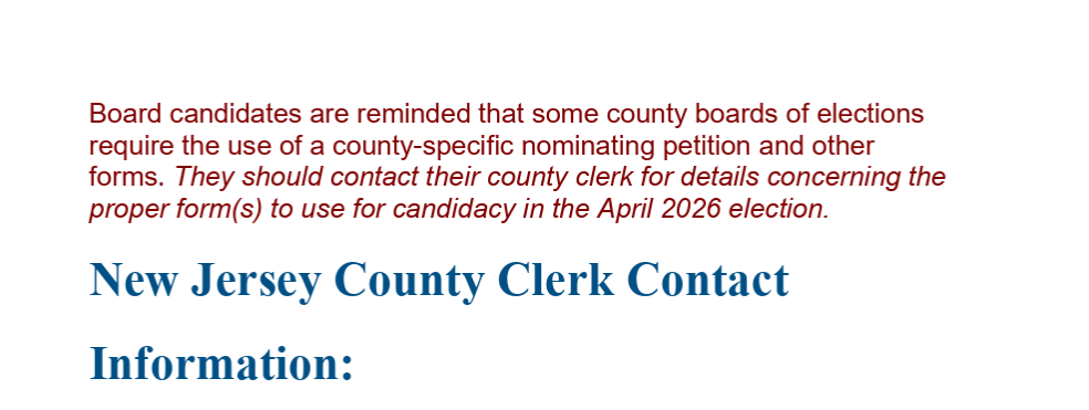 county clerk contact