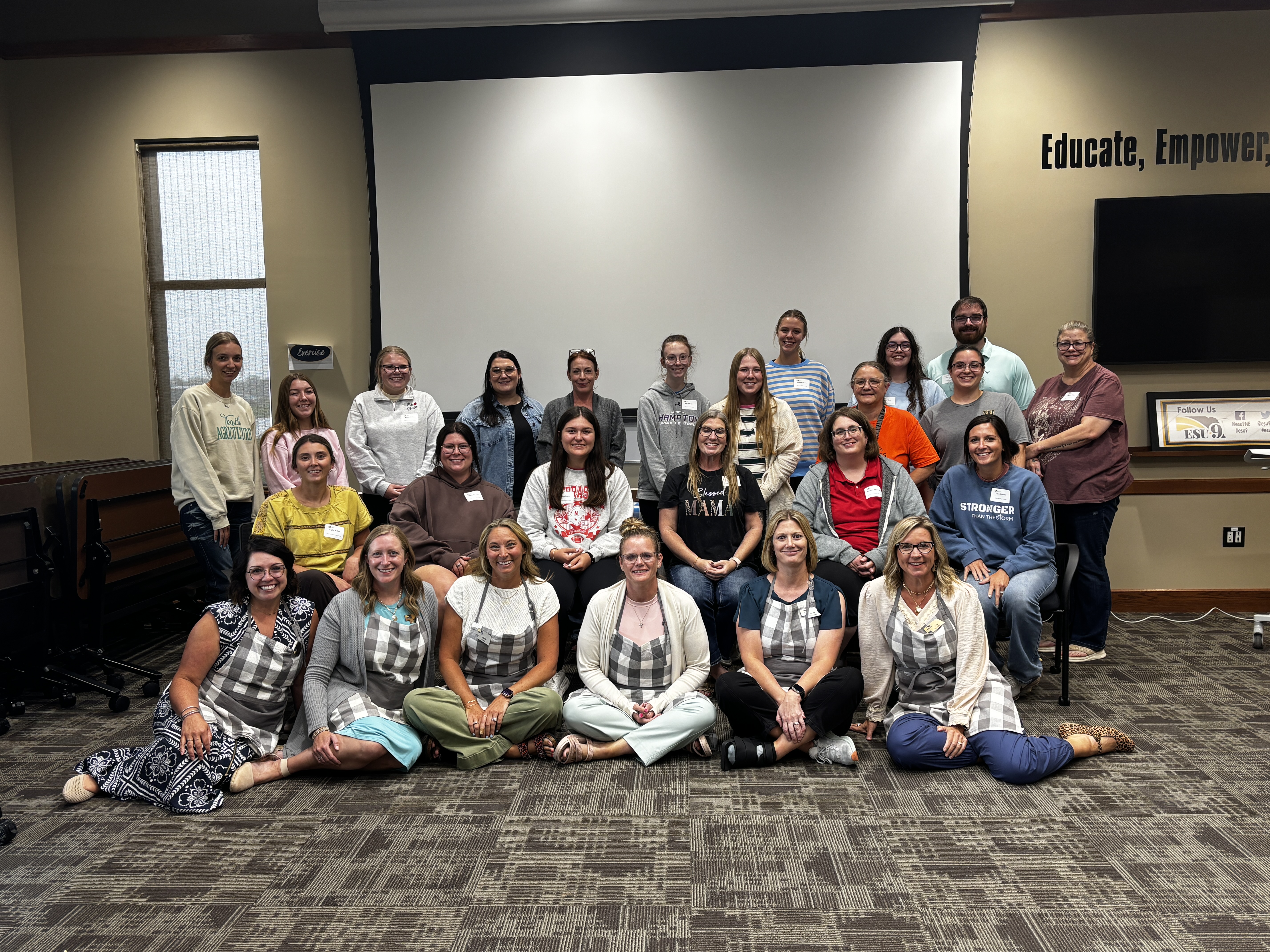 Area new teachers with ESU 9 Professional Learning Team