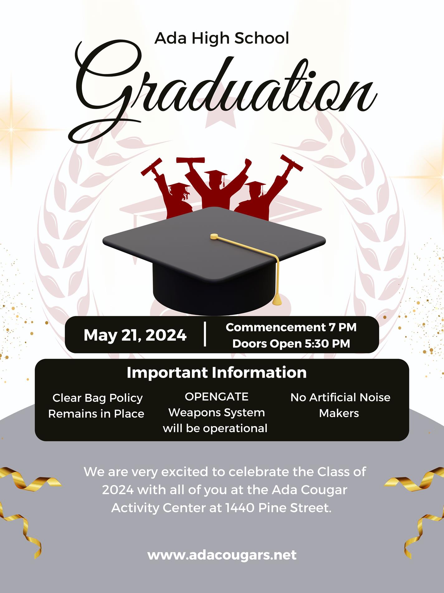 Updated Informational Graphic for Graduation
