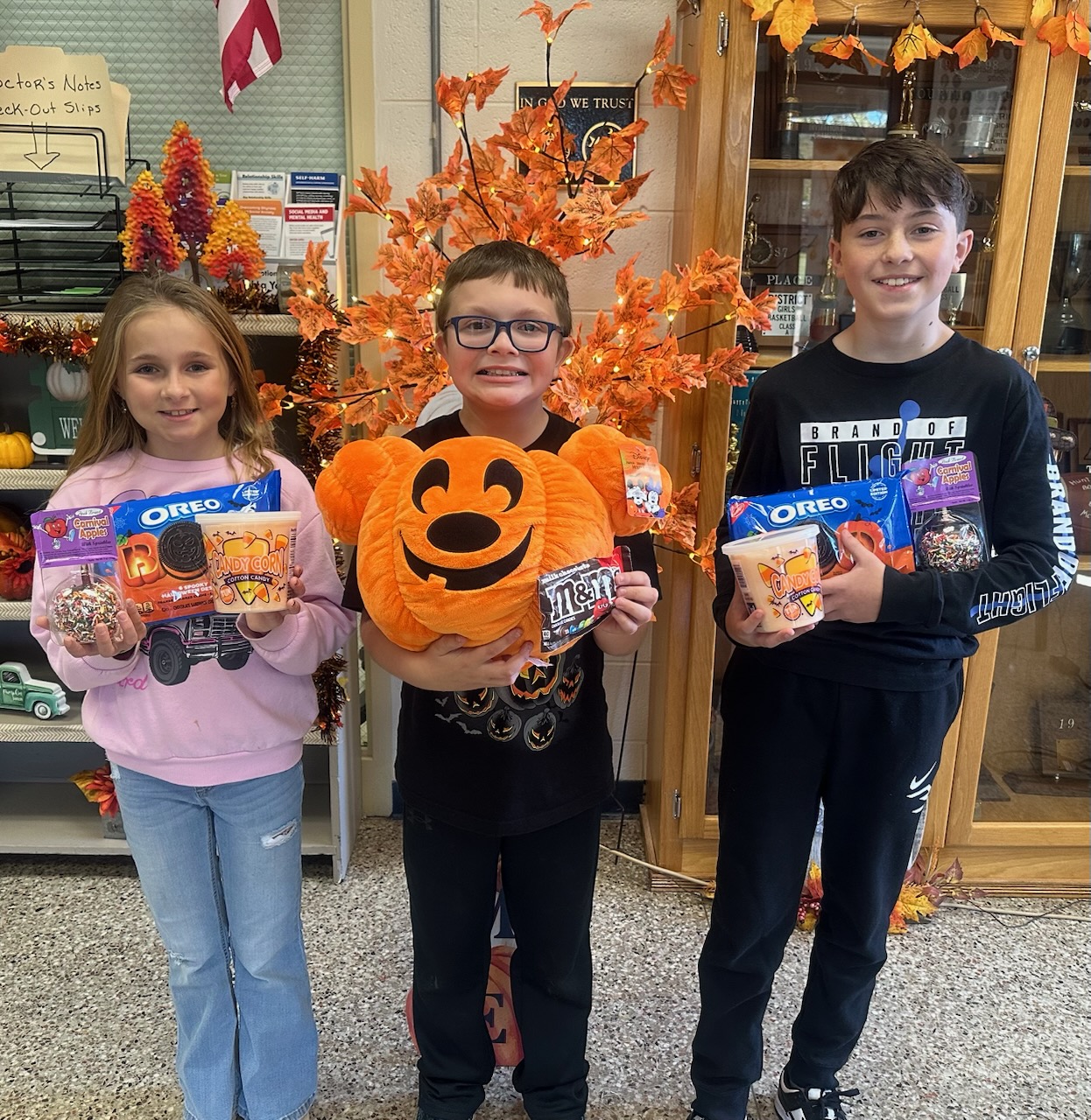 K-2 Winner:  Charleston Stuart, 2nd grade  3-5 Winner:  Payton Sparks, 5th grade  6-8 Winner:  Carson Anderson, 6th grade