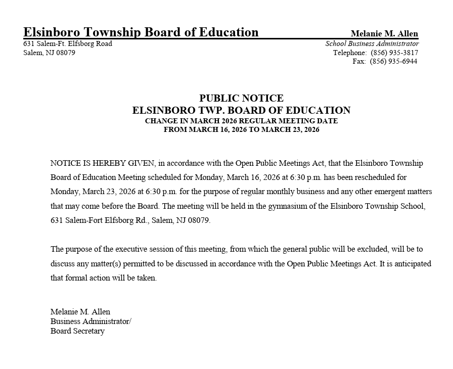 board meeting march notice