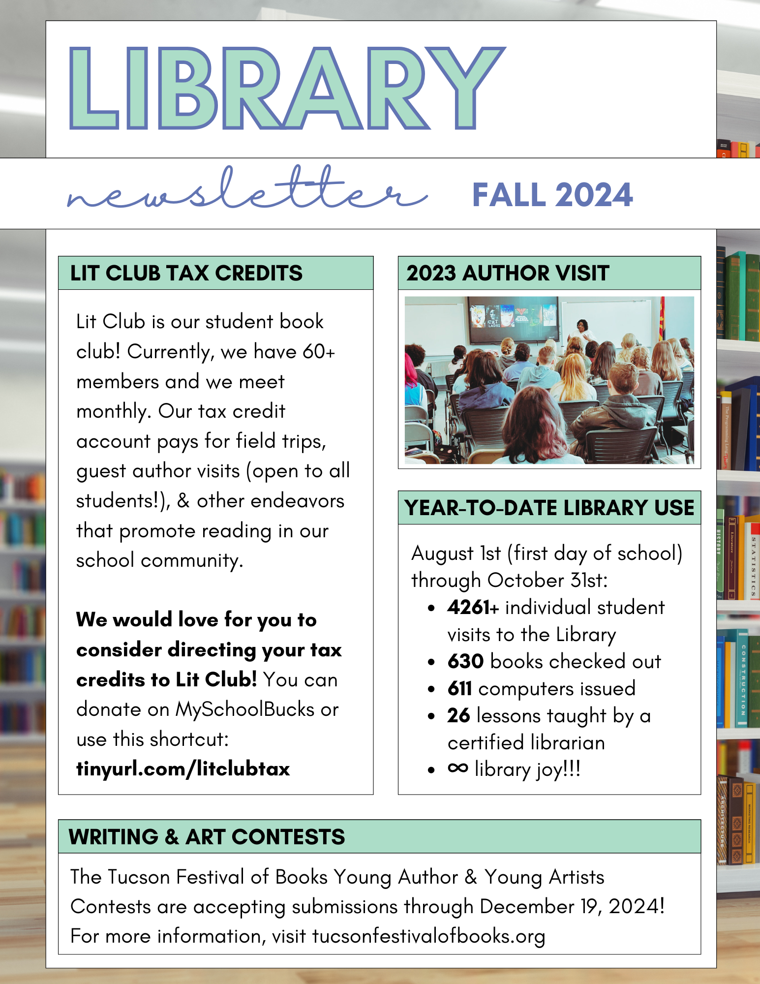 Fall 2024 Library Newsletter