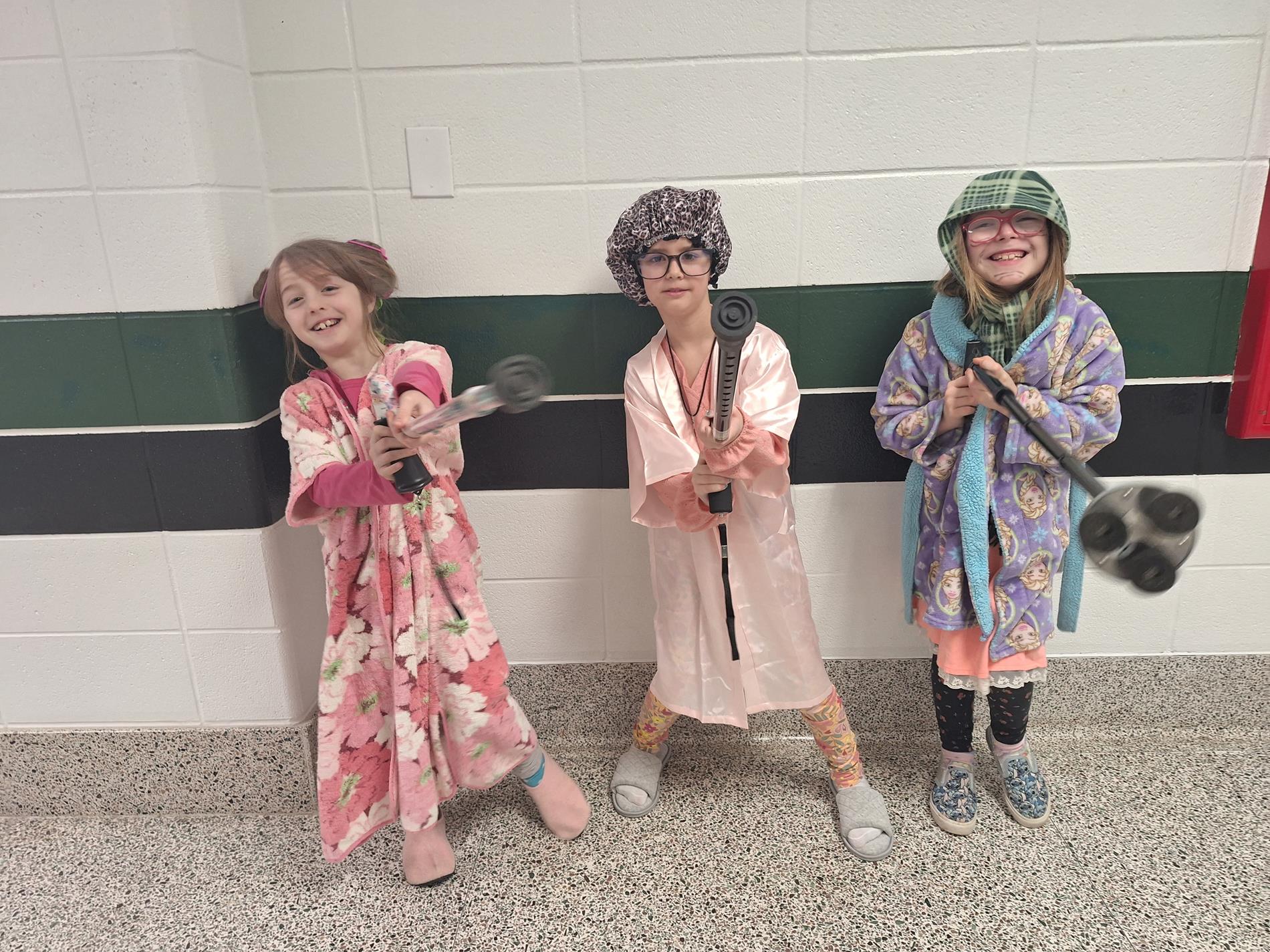 The students loved getting to dress up for the 100th Day of School!