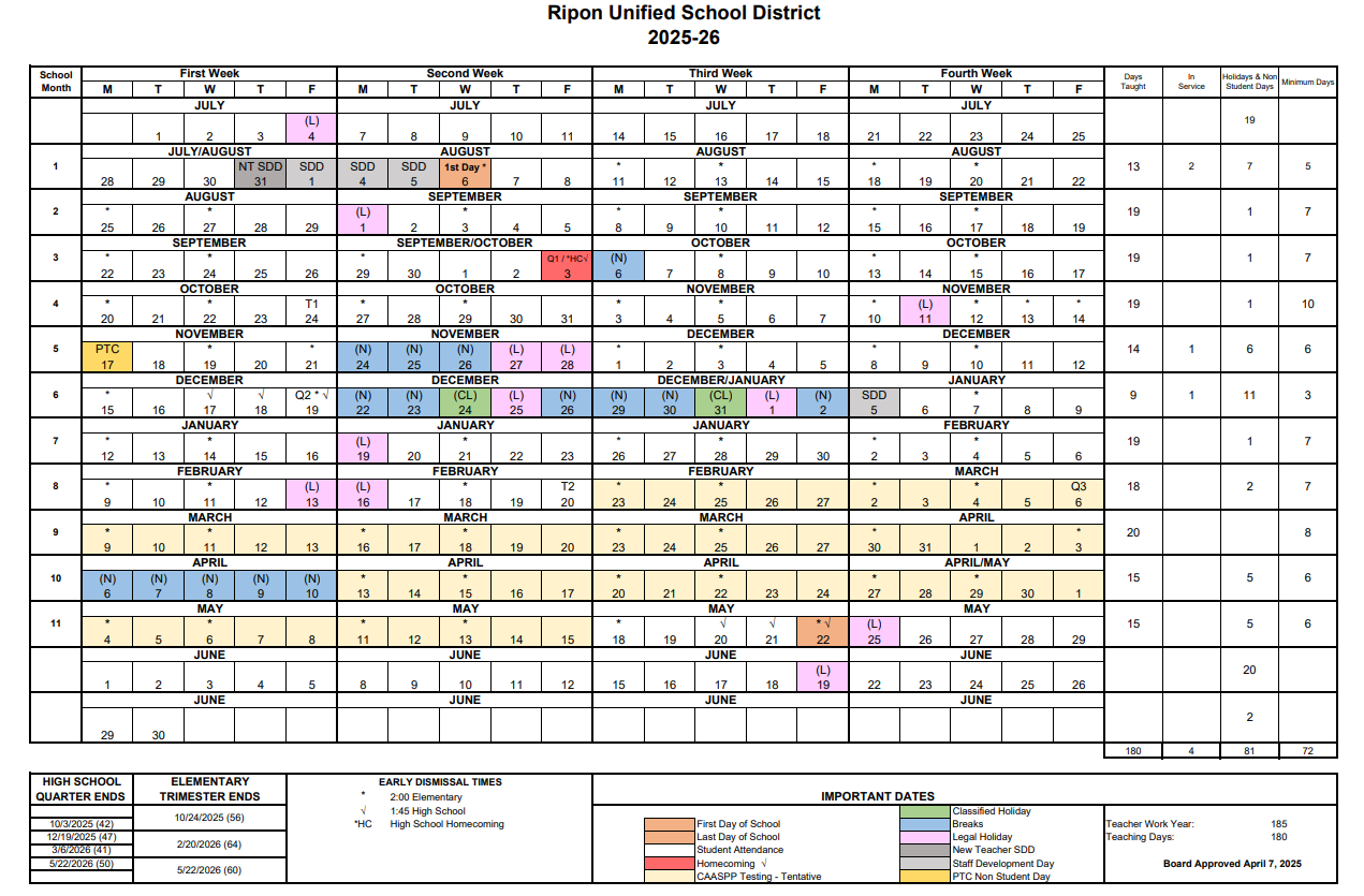 Calendar