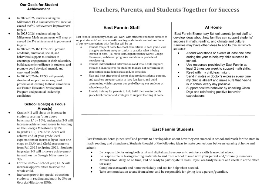 School Parent Compact page 2